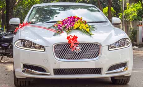 Jaguar XF Hire For Wedding